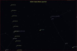 Comet 41P and C/2015 v2 55mm Lens