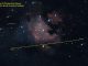 Comet 21P approaching North America Nebula