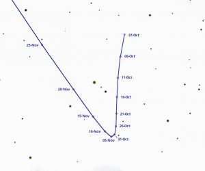 Comet 46P Finder Chart