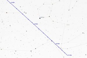 Comet 46P Finder Chart