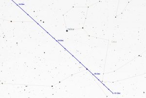 Comet 46P Finder Chart