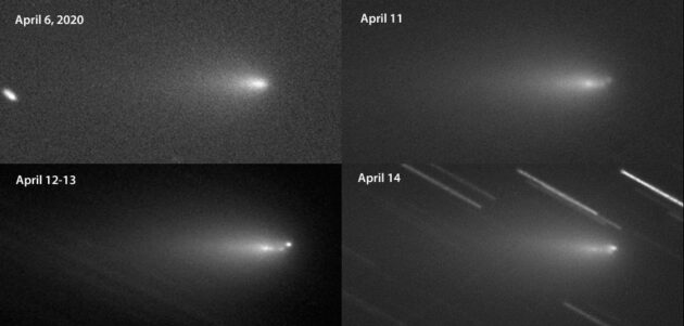 Comet Y4 ATLAS fragments
