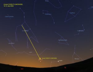 How to find Comet NEOWISE