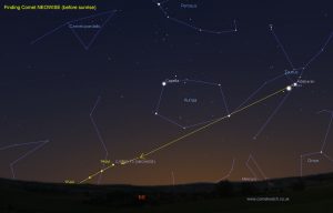 How to find Comet NEOWISE in the mornings