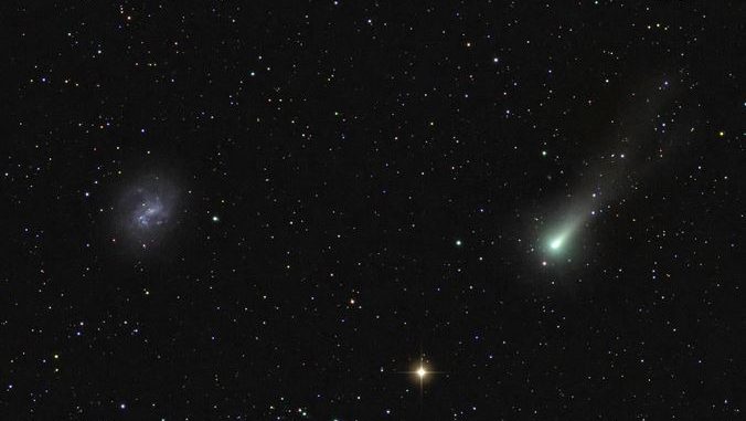 comet-leonard-rolando-ligustri-17-nov Comet C/2021 A1 Leonard passing NGC 4395